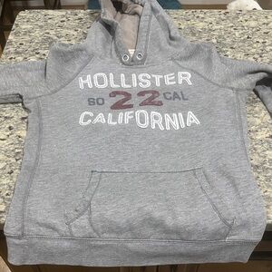 Hollister Gray California Hoodie